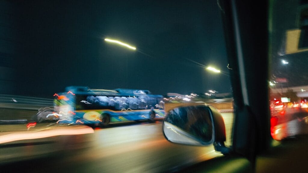 charter bus accident on highway